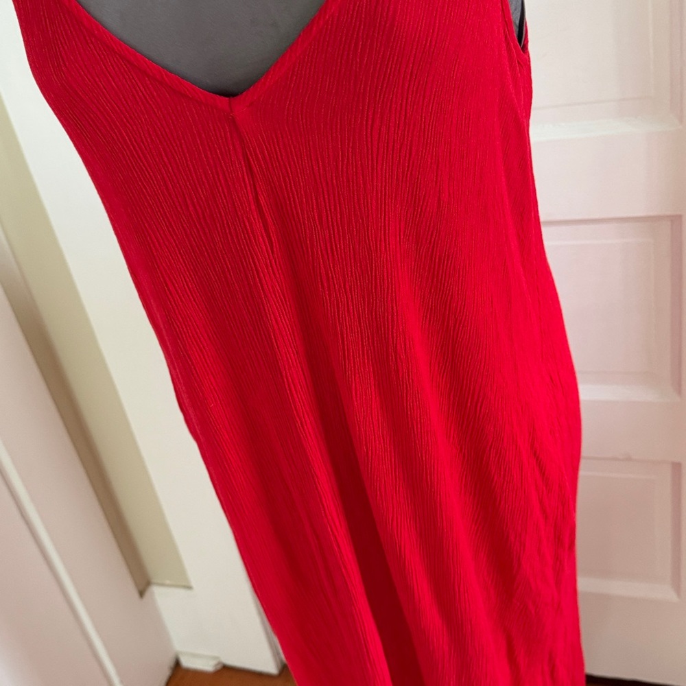 Lovestitch Gauzy Red Maxi‎ Dress M/L - Picture 3 of 9